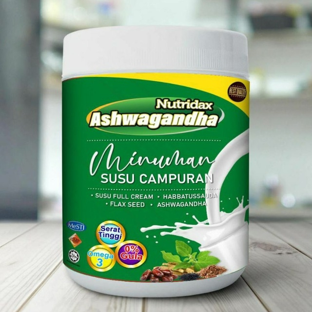 Nutridax Ashwagandha Susu Campuran Kurma Habbatussauda Solusi Kencing Manis Darah Tinggi 6261