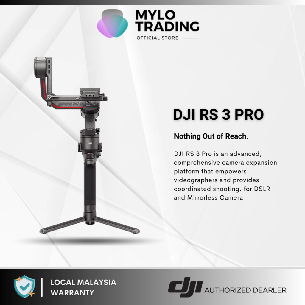 DJI RS 3 PRO & RS3 PRO Gimbal Stabilizer for DSLR and Mirrorless