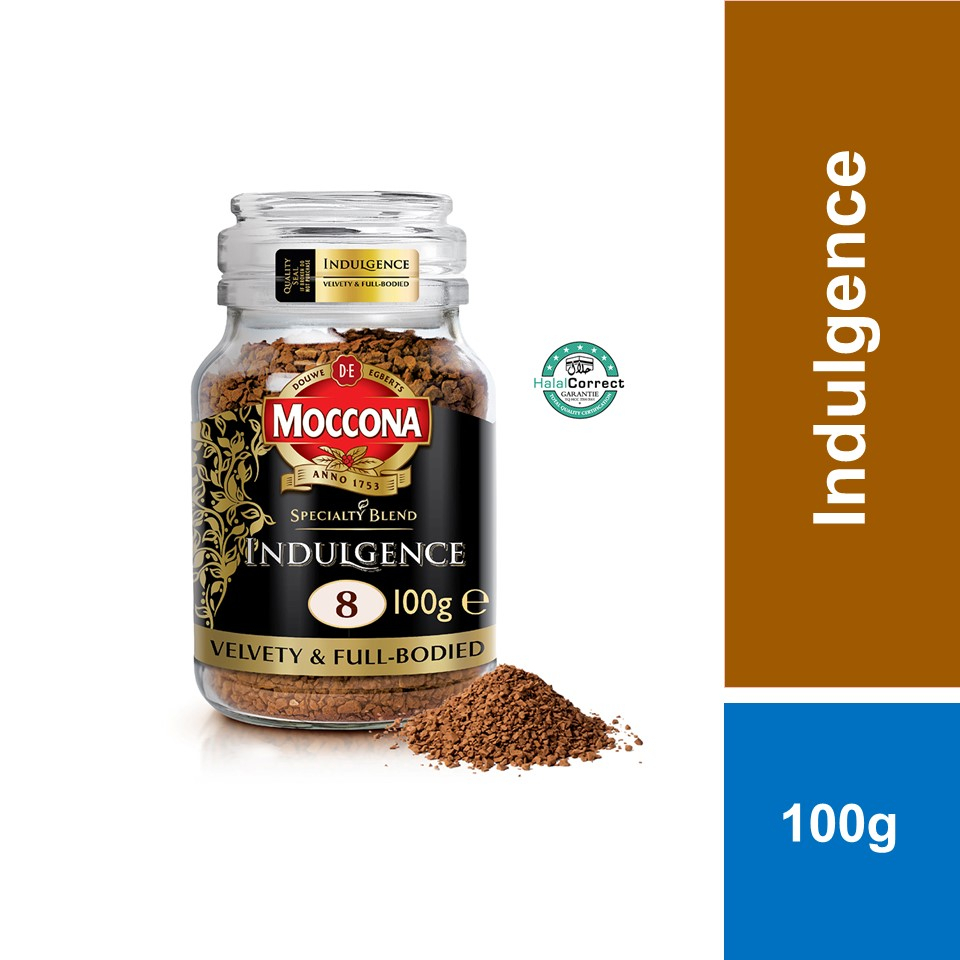 MOCCONA Indulgence Freeze Dried Instant Coffee Jar 100g Shopee Malaysia