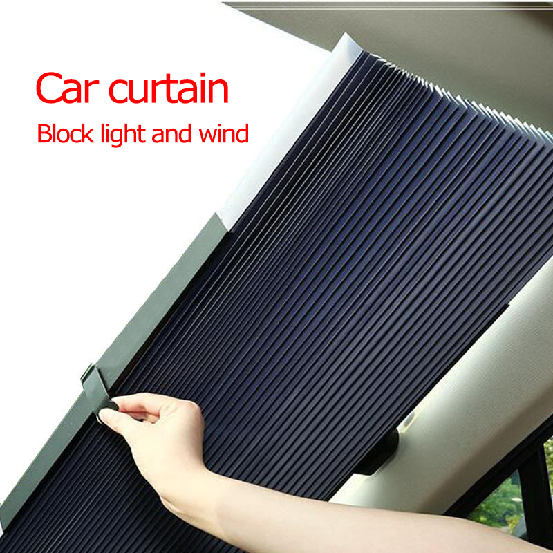 Car Shading Automatic telescopic telescopic car front cover shading