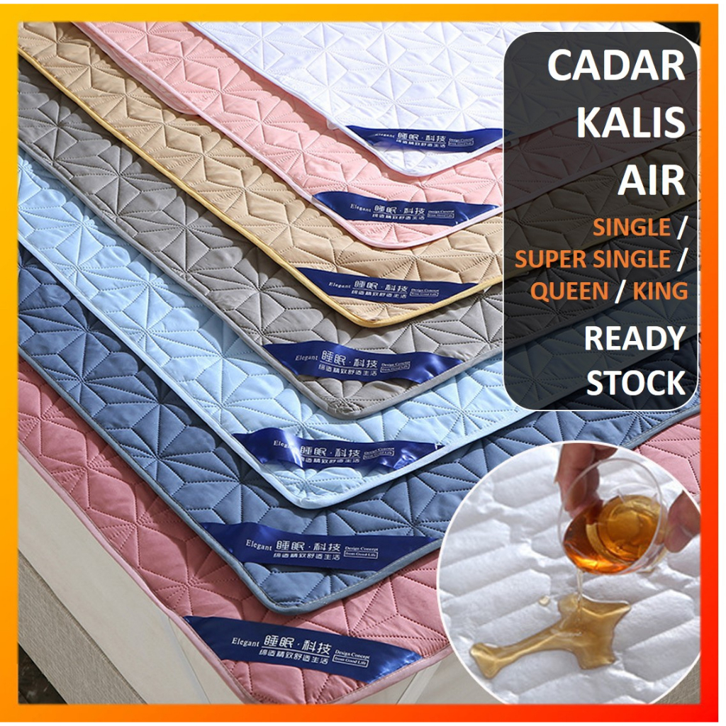 Waterproof Mattress Protector Single/ Super Single/ Queen/ King Cadar