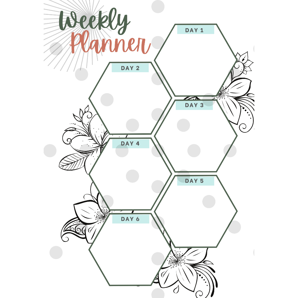 Cute Weekly Planner Weekly To Do List Printable Weekly Planner Daily