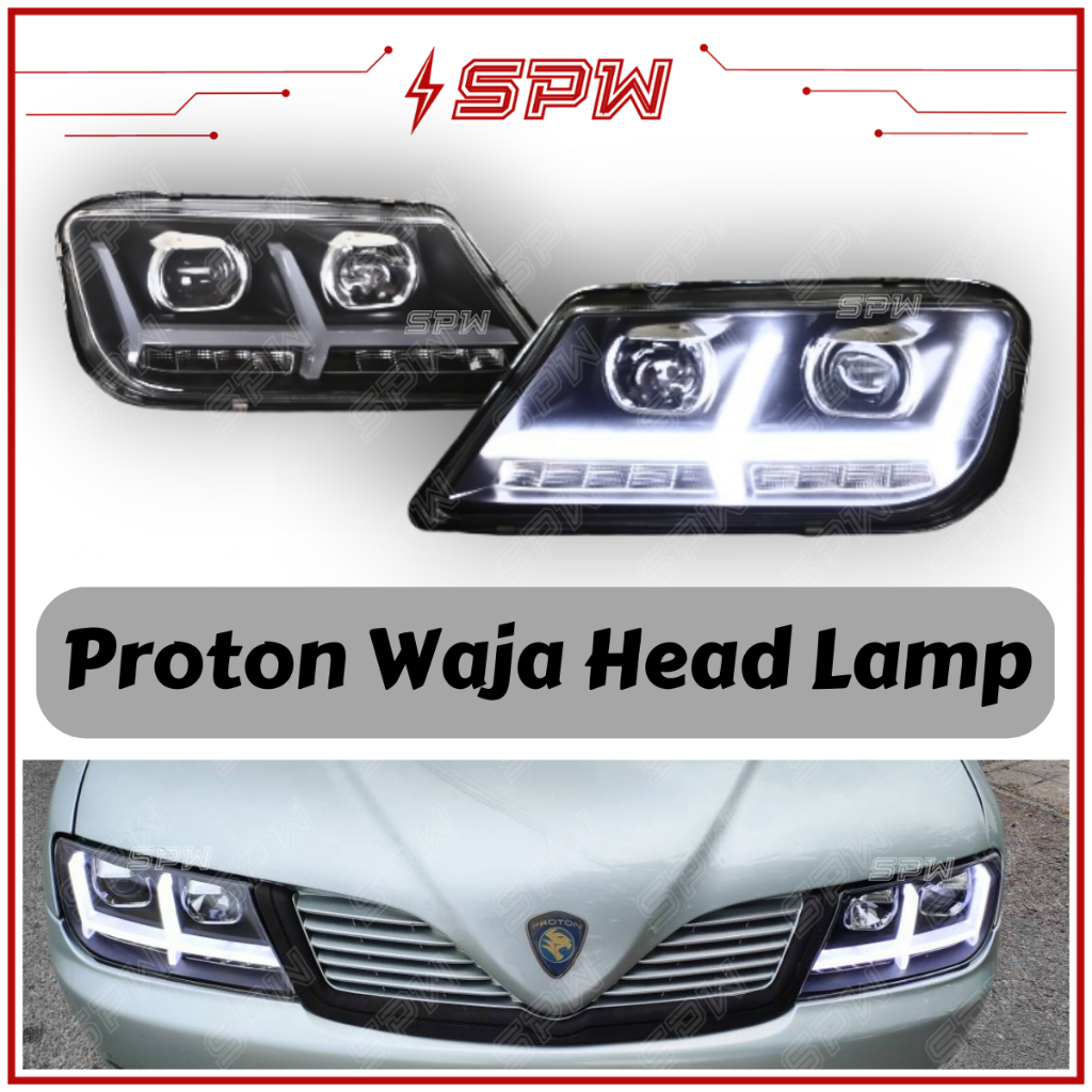 Proton Waja Headlamp Headlight Head Lamp Head Light Projector Glass