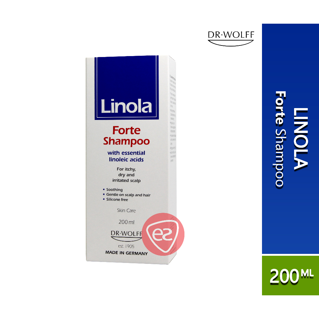 LINOLA FORTE SHAMPOO 200ML WITH ESSENTIAL LINOLEIC ACIDS (FOR DRY
