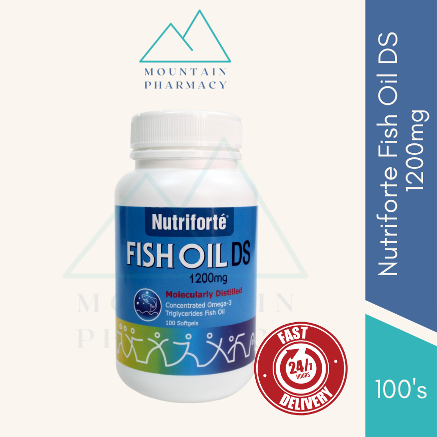 Nutriforte® Fish Oil DS 1200mg Softgels 100's | Shopee Malaysia