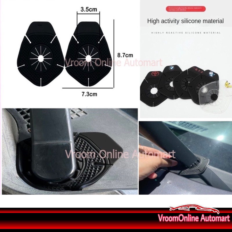 Wiper Hole Protective Cover Windshield Wiper Arm Bottom Silicone