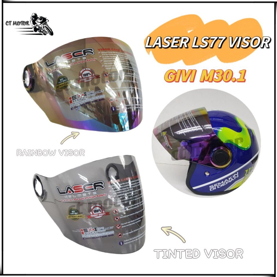 Laser helmet hot sale visor