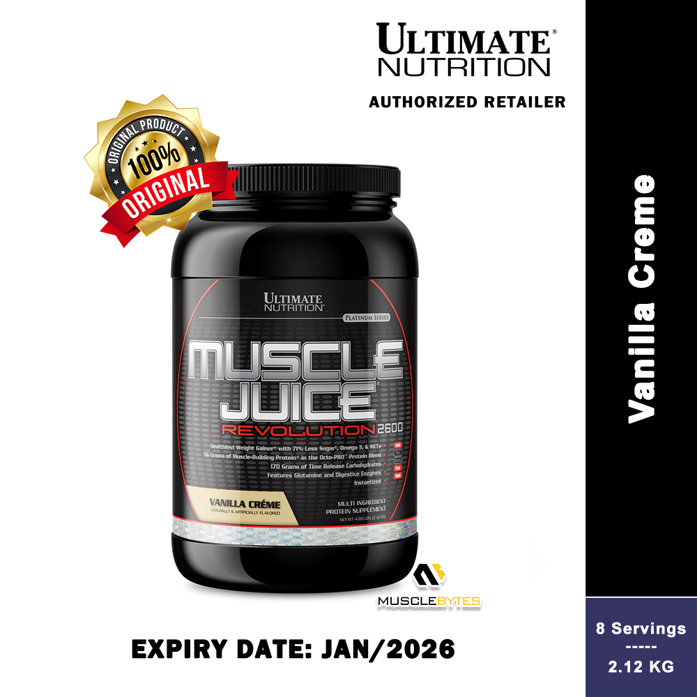 Ultimate Nutrition - Muscle Juice Revolution 2600 [5.04KG / 2.12KG ...