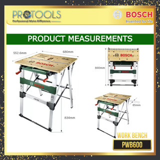BLACK & DECKER WM225 WORK BENCH WORK STATION WORKING TABLE / BOSCH ...
