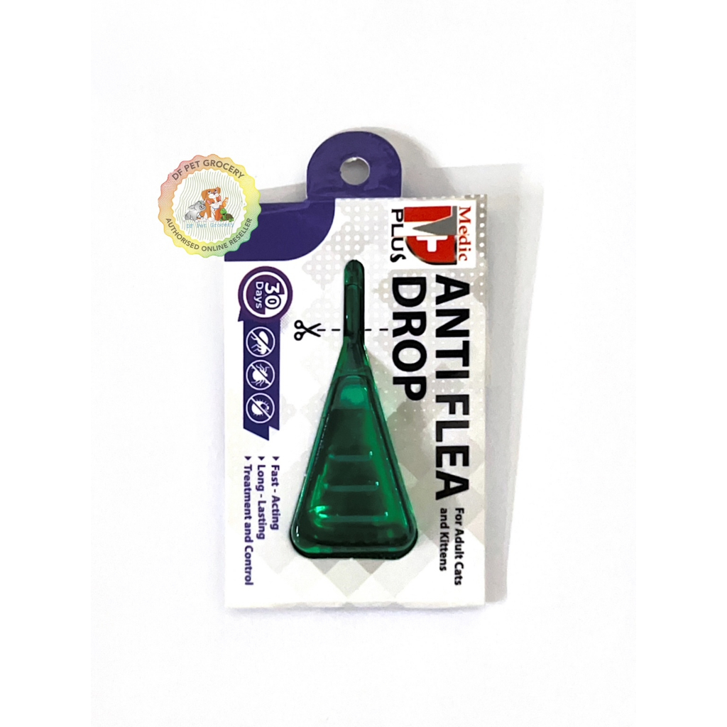 Medic Plus ANTI FLEA DROP For Adult Cat & Kitten ( AFDCP ) | Shopee ...