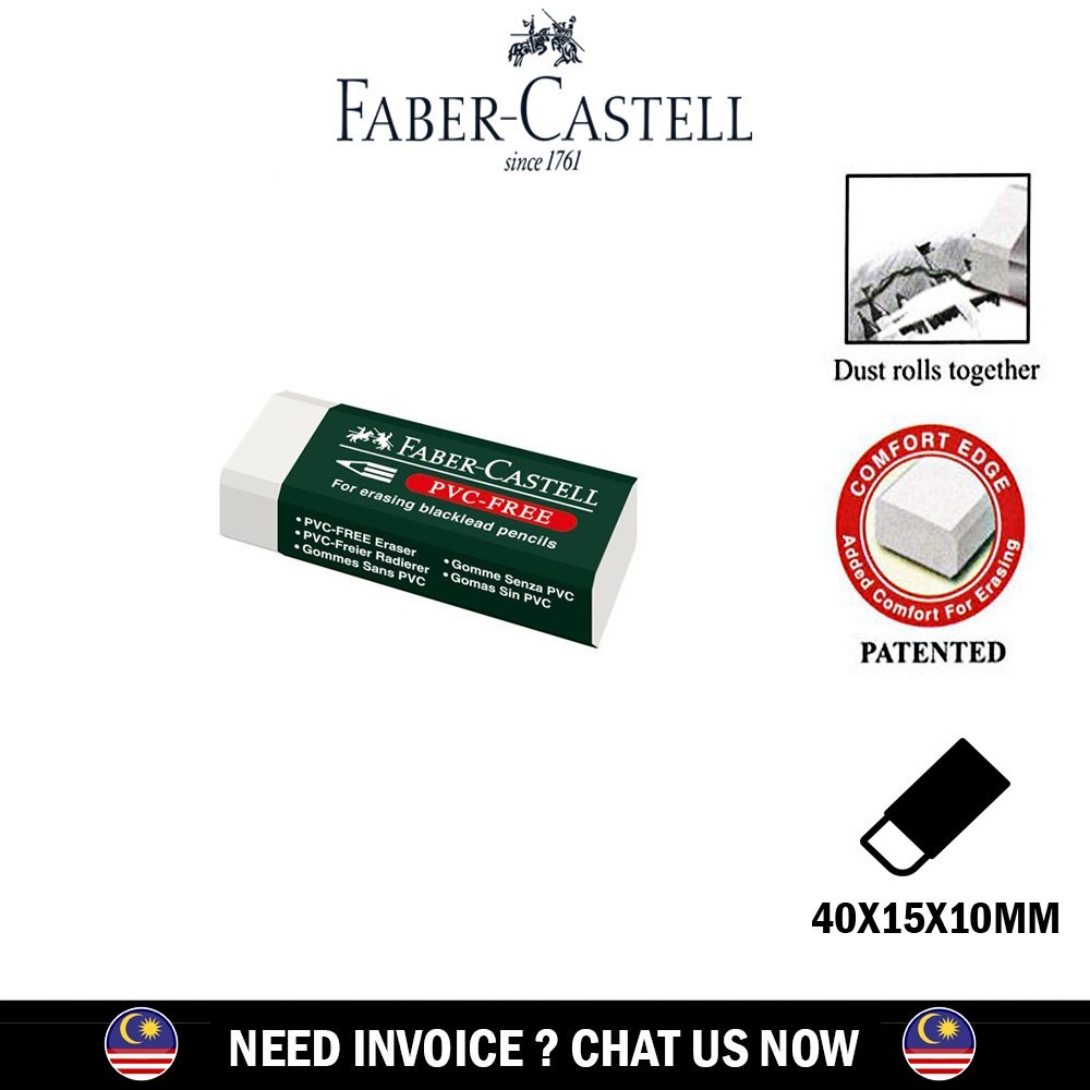 FaberCastell DustFree Eraser Shopee Malaysia