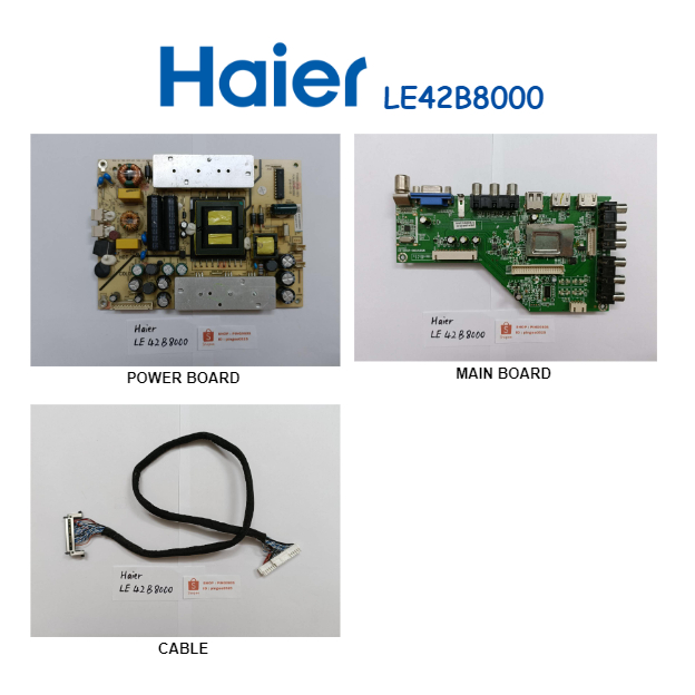 HAIER LED TV LE42B8000 42B8000 Power Board TV3902-ZC02-01(F) Main Board ...
