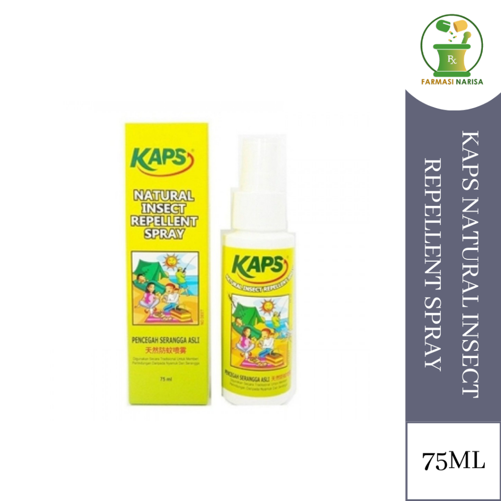 KAPS NATURAL INSECT REPELLENT SPRAY 75ML Shopee Malaysia