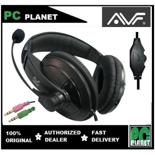 AVF Headset HM550M HM550 PC Headphone With Mic Fpr Pcs Desktop / Laptop ...