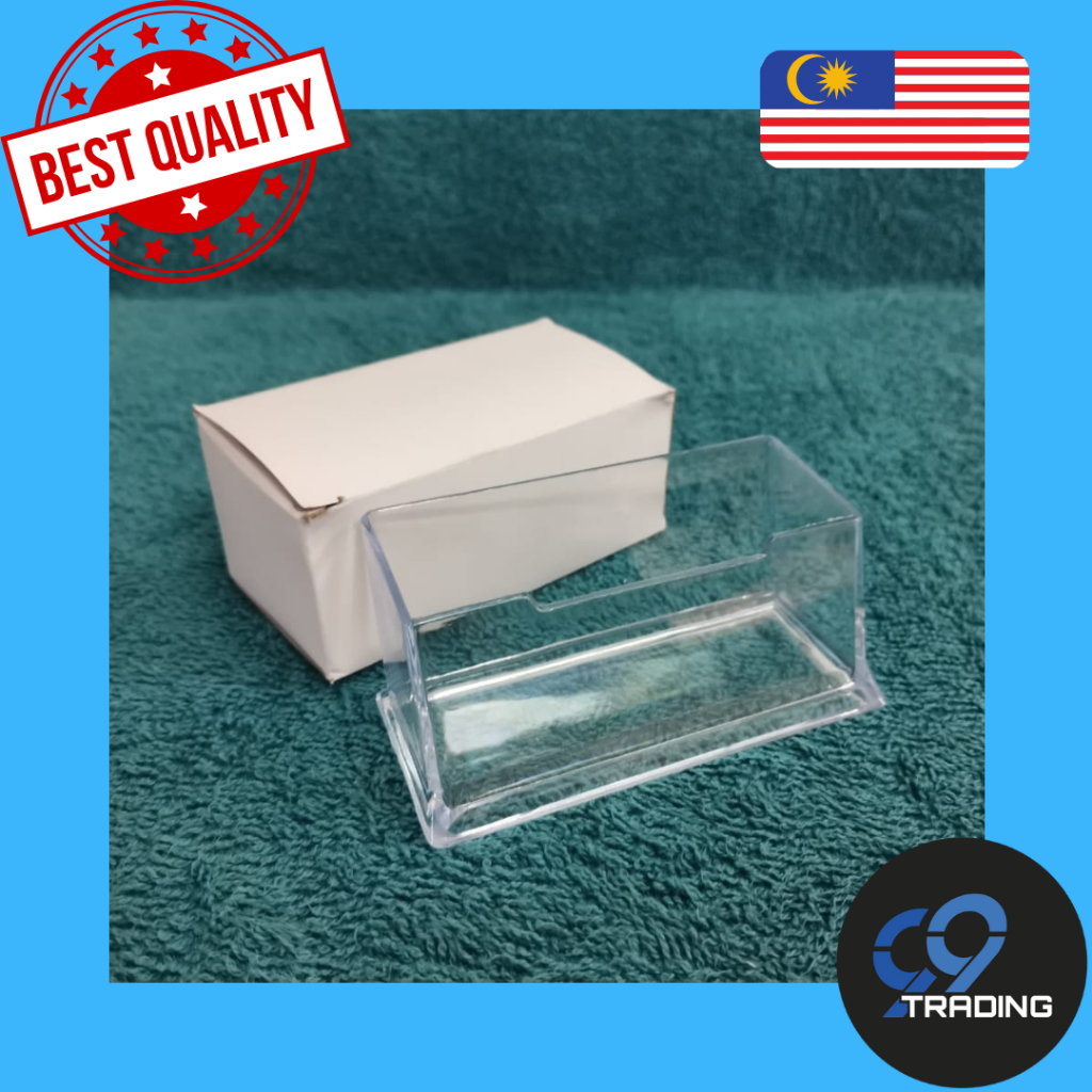 [Ready Stock !!] Acrylic Clear Business Card Box Holders Shopee Malaysia
