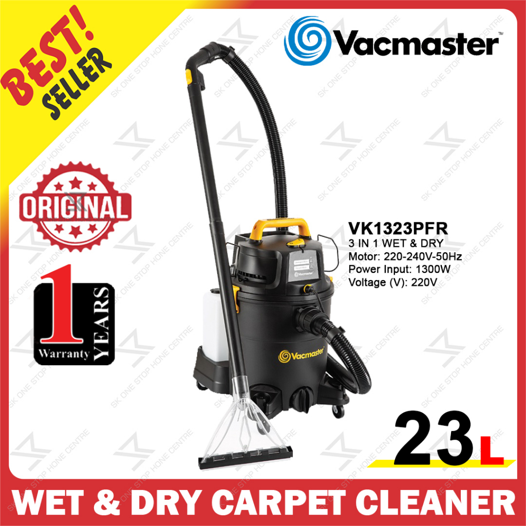 [ORIGINAL] VACMASTER VK1323PFR Industrial Grade 23L 3 IN 1 WET & DRY
