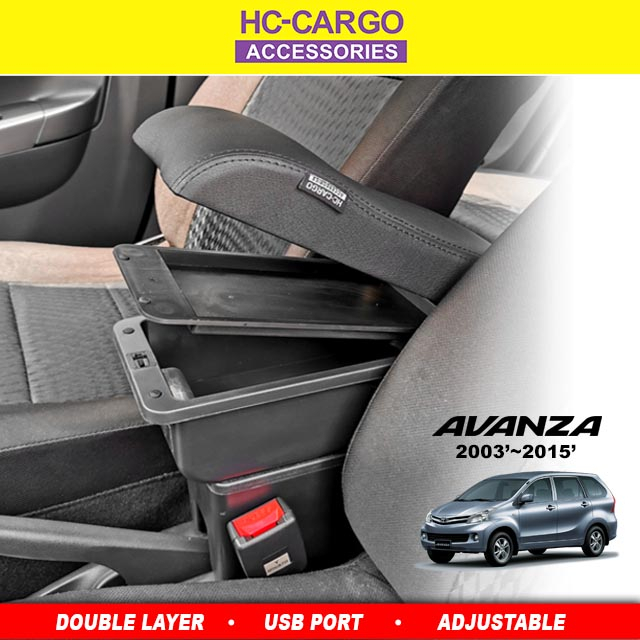 HC CARGO Toyota Avanza 2003 to 2015 G Variant Armrest Console Box Arm ...