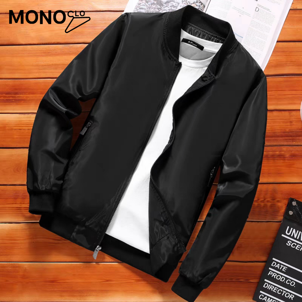 Men's Jacket, Plain Jacket, Casual Bomber Jacket, Waterproof, Windproof ...