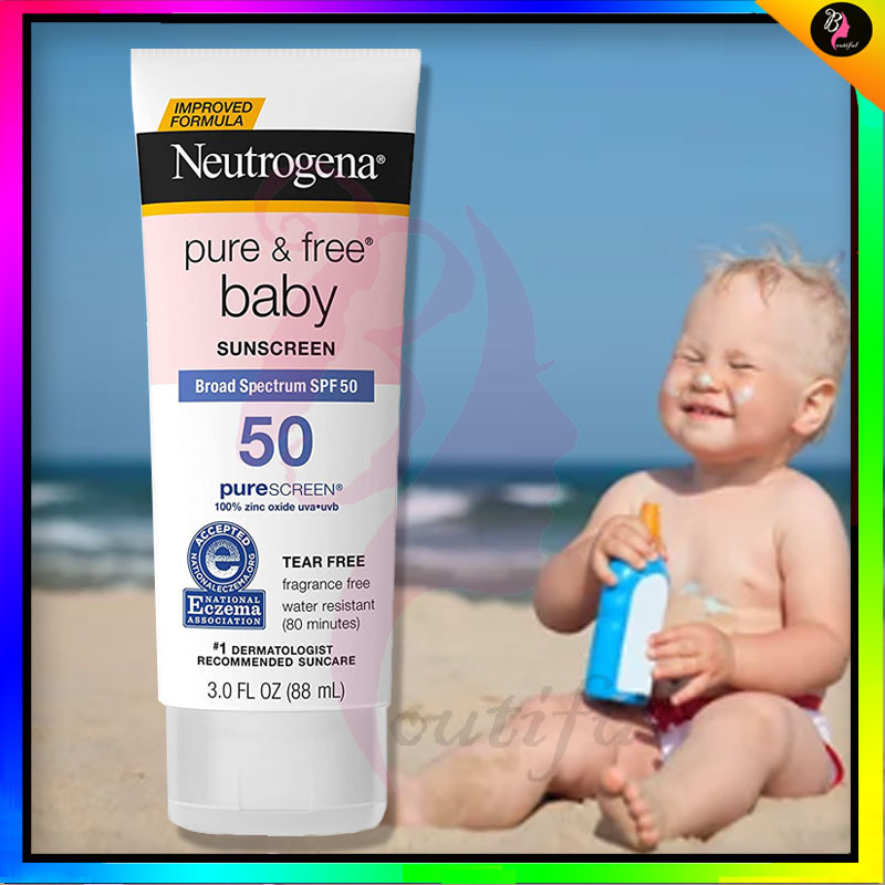 Neutrogena pure & free baby mineral sunscreen with sales spf 50