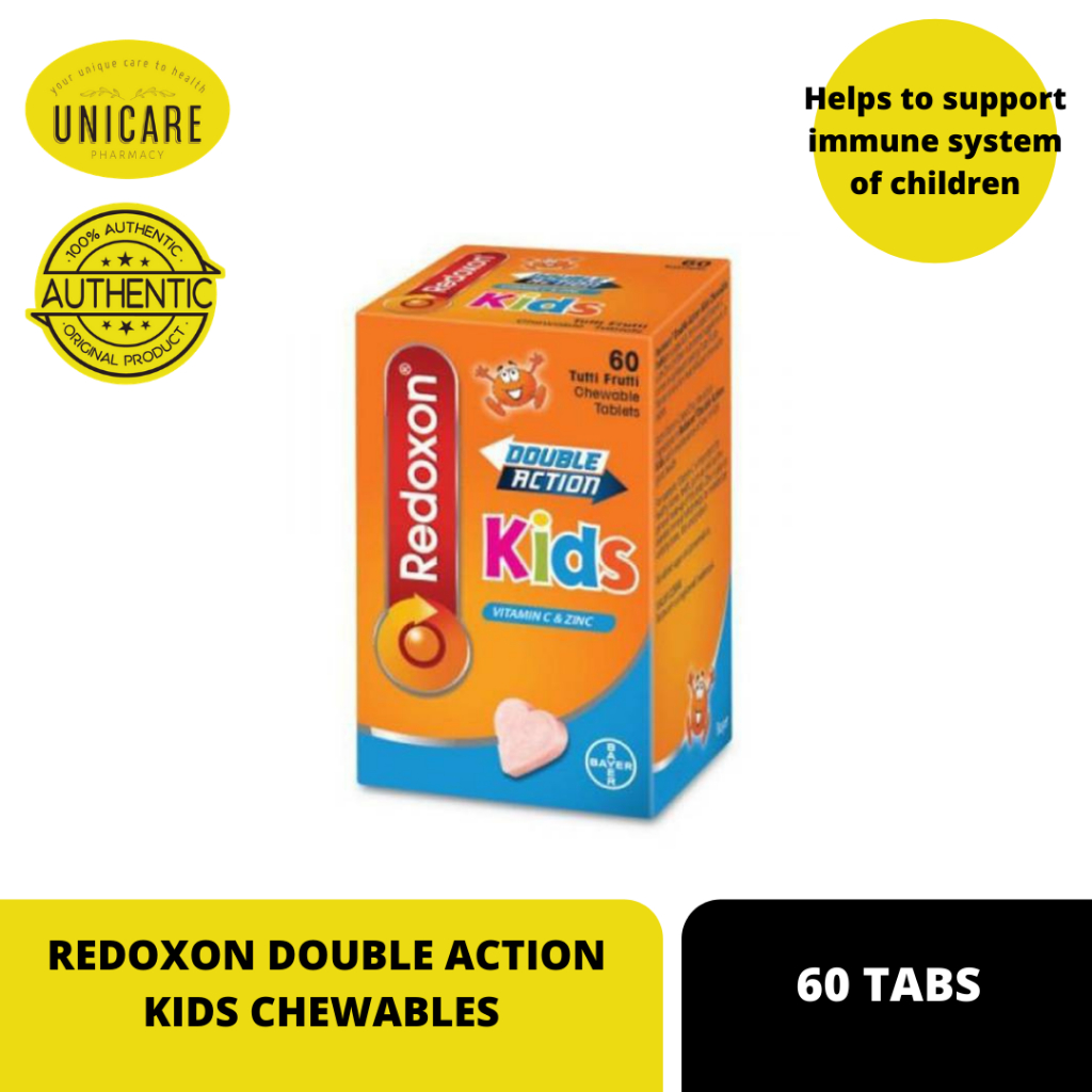 REDOXON VITAMIN C & ZINC KIDS CHEWABLES 60 TABLETS Shopee Malaysia