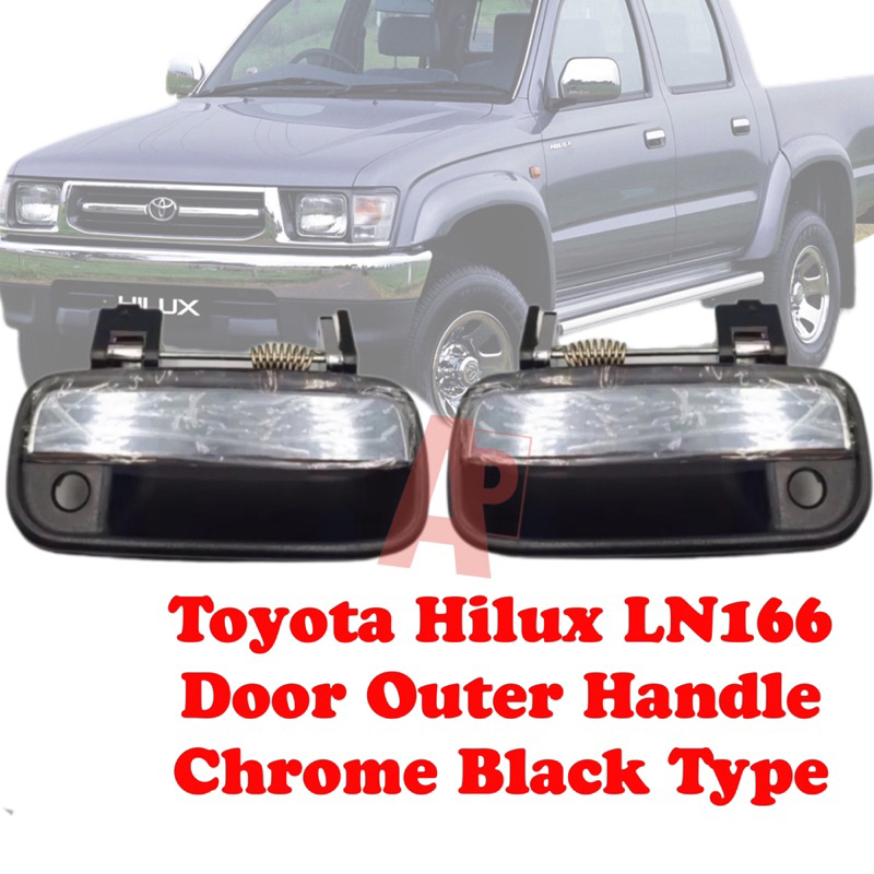 Toyota Hilux LN166 Door Outer Handle Chrome Black Type New Front Left ...