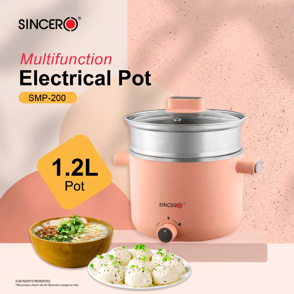 SPC-9001 8in1 Multifunctional 6L Pressure Cooker (Pink)