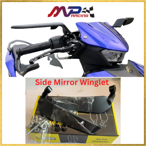 Side mirror winglet Xmax,Y15,Y16,LC135,RS150,RSX,JET X,NVX,NMAX,ADV150