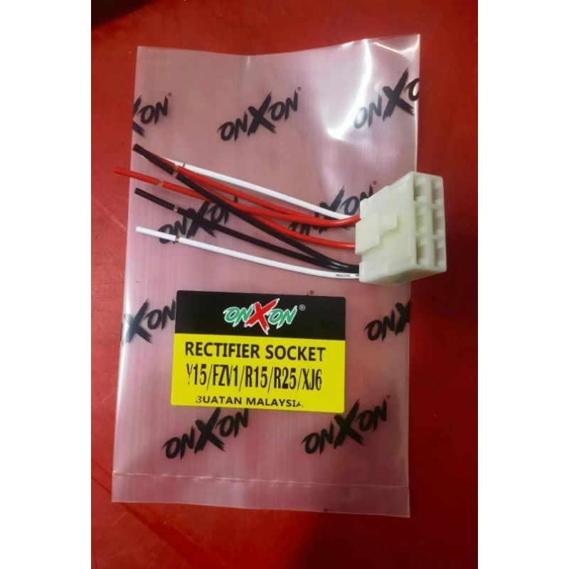 ONXON WIRE SOCKET RECTIFIER REGULATOR KATAU SOCKET Y15 FZ150 V1 YZF R15
