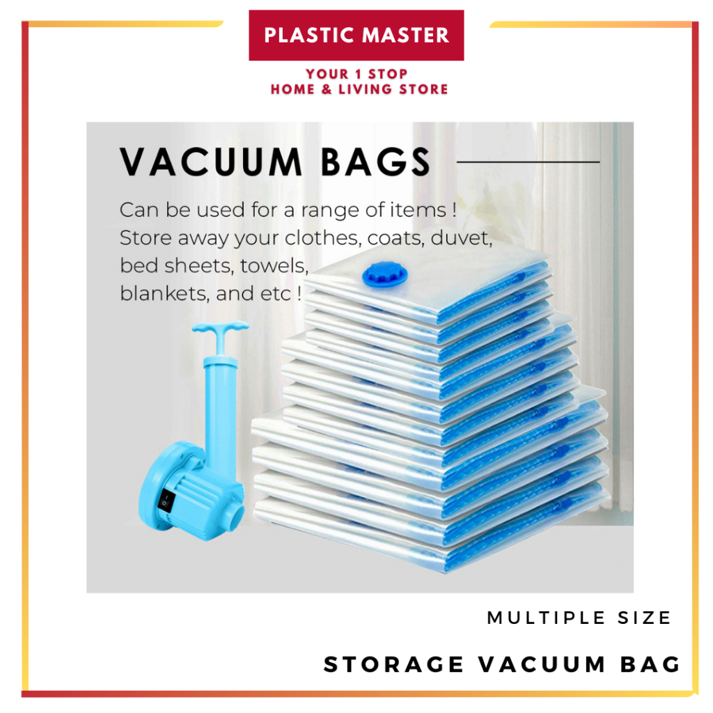 Vacuum Bag Travel clothes organizer Resealable Storage Bag Compression Bag For Travel Storage ...