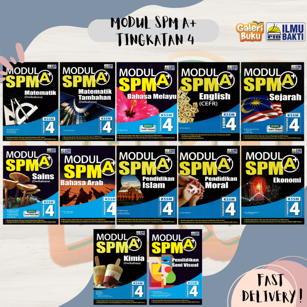 MODUL SPM A+ TINGKATAN 4 ILMU BAKTI DWIBAHASA | Shopee Malaysia