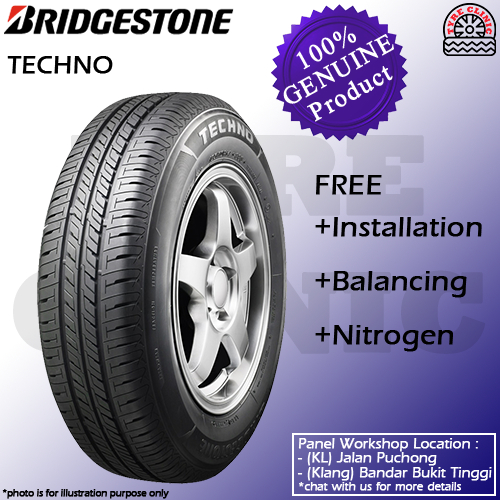 BRIDGESTONE TECHNO TYRE (14 15 INCH) | Shopee Malaysia