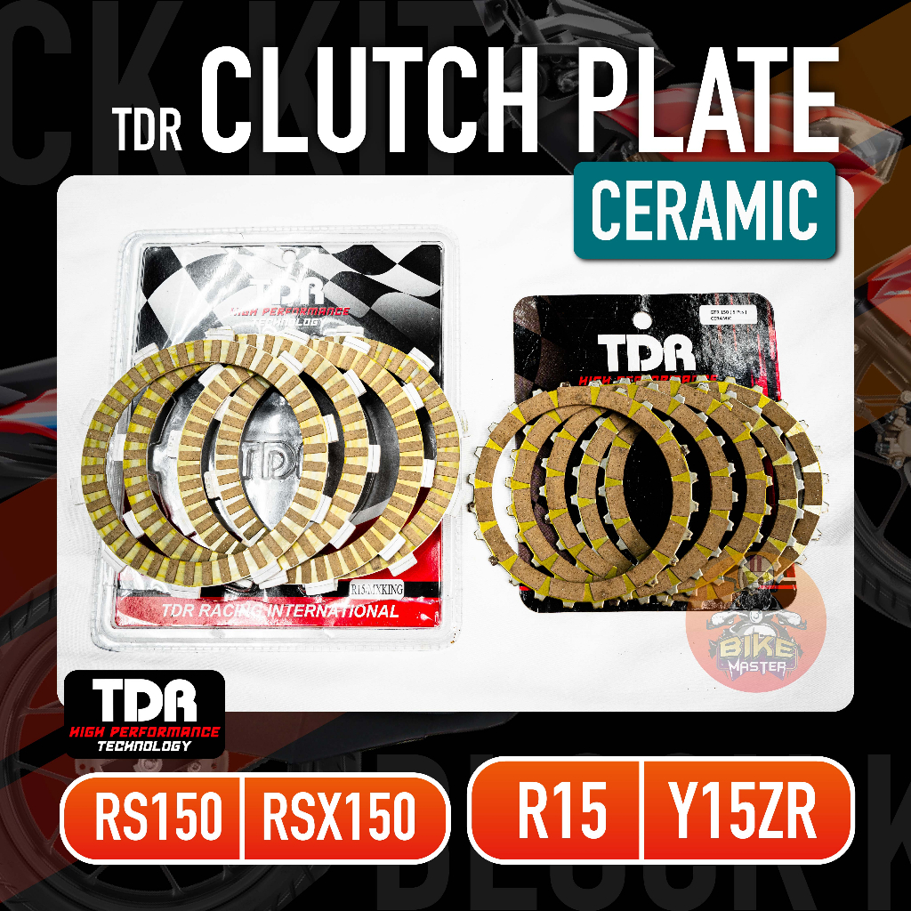 Clutch Plate TDR Racing Ceramic for RS150/ RSX150, R15/Y15ZR Shopee