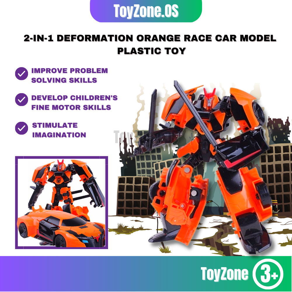 Wei Jiang Transformation Robot Car Transformers Car Robot Toy 2 In