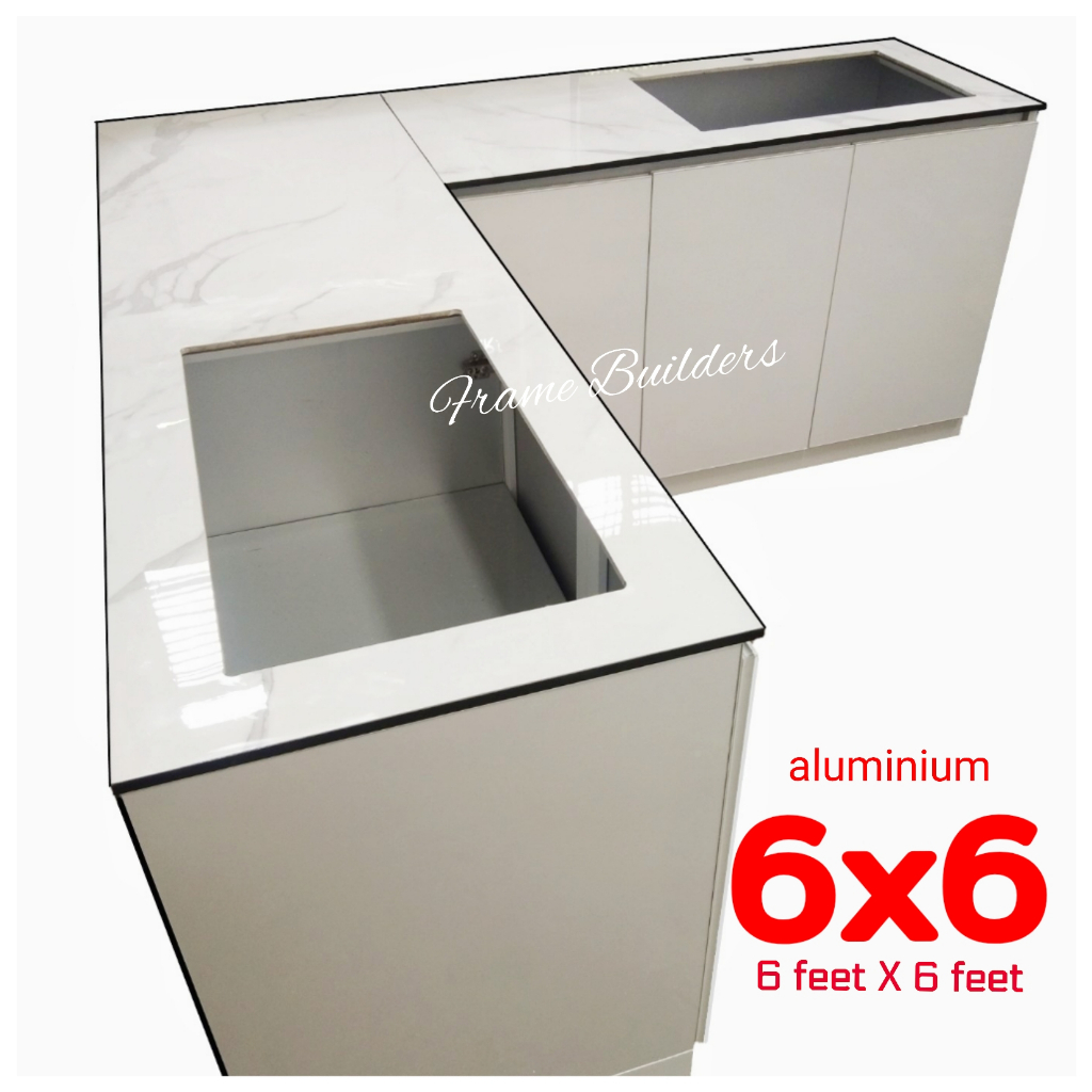 Kitchen / Aluminium Kitchen / Base with Tabletop / Kitchen with
