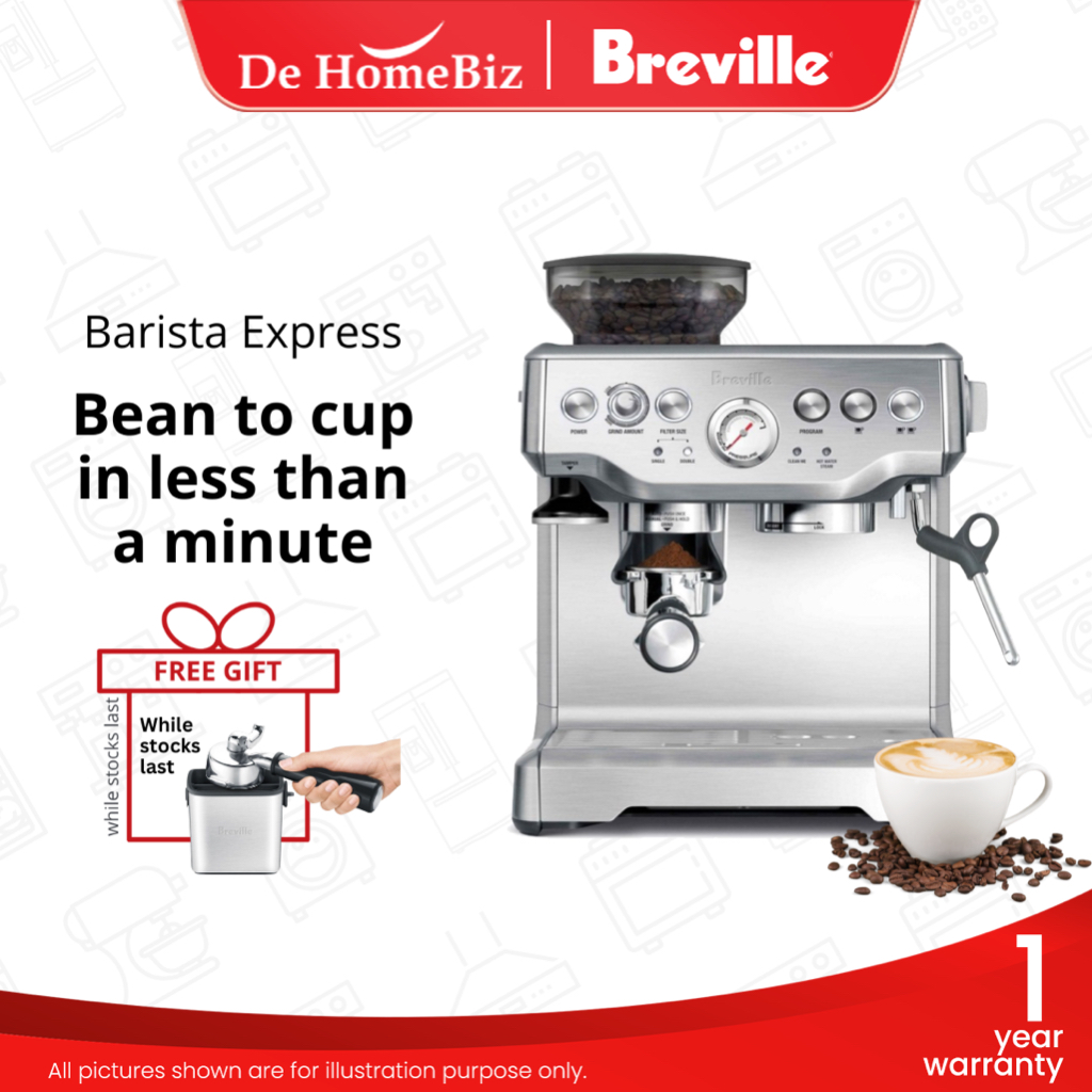 BREVILLE BES870SS Barista Express Espresso Coffee Machine 3 In 1 Manual
