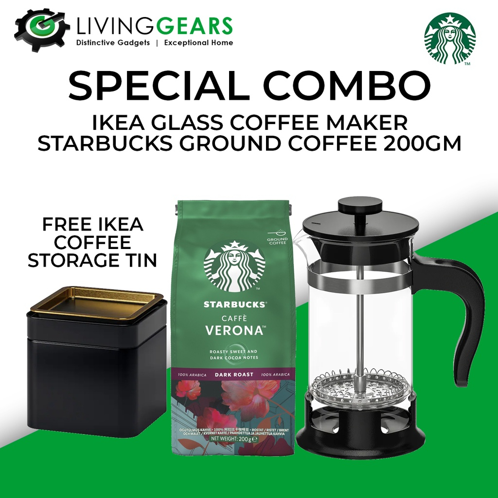 Special Combo for Coffee Lover Ikea Coffee/Tea Glass Maker