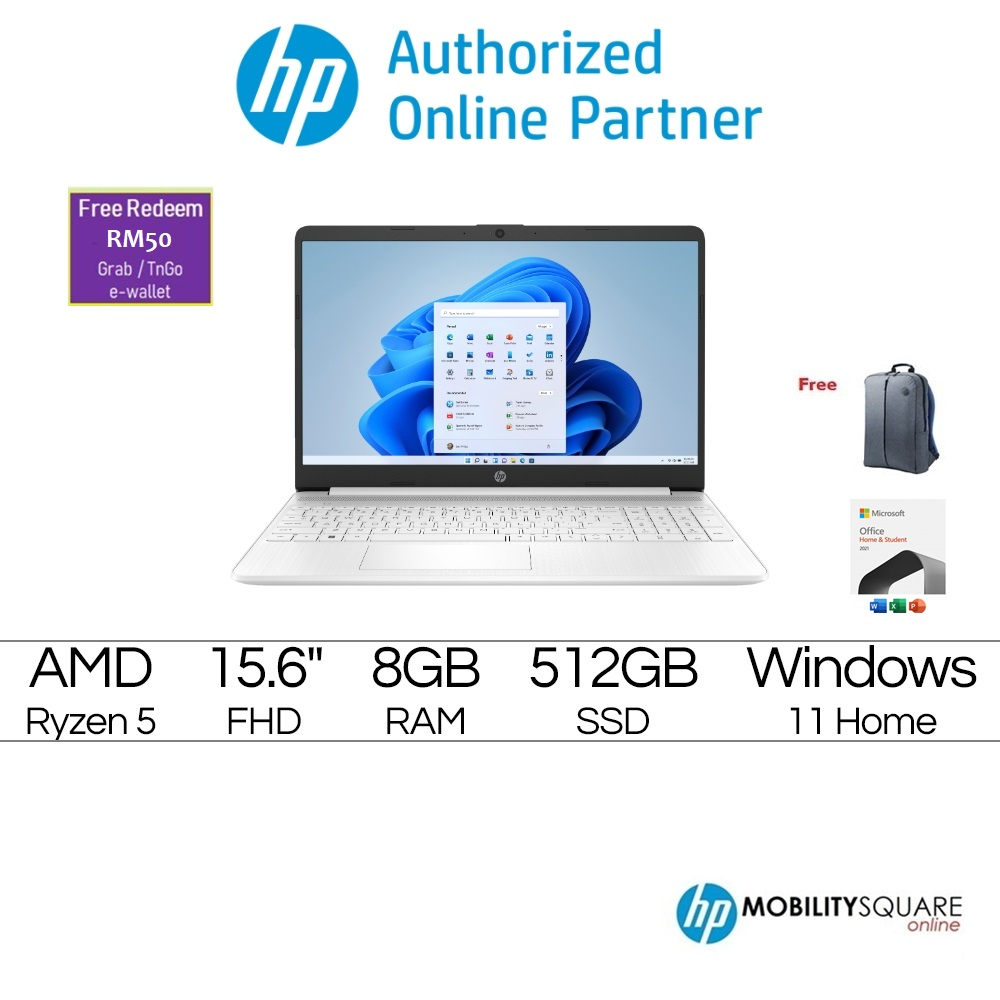 Hp 15s Eq3061au White 15s Eq3062au Blue 15s Eq3063au Silver Amd R58gb512ssd156fhd 1545