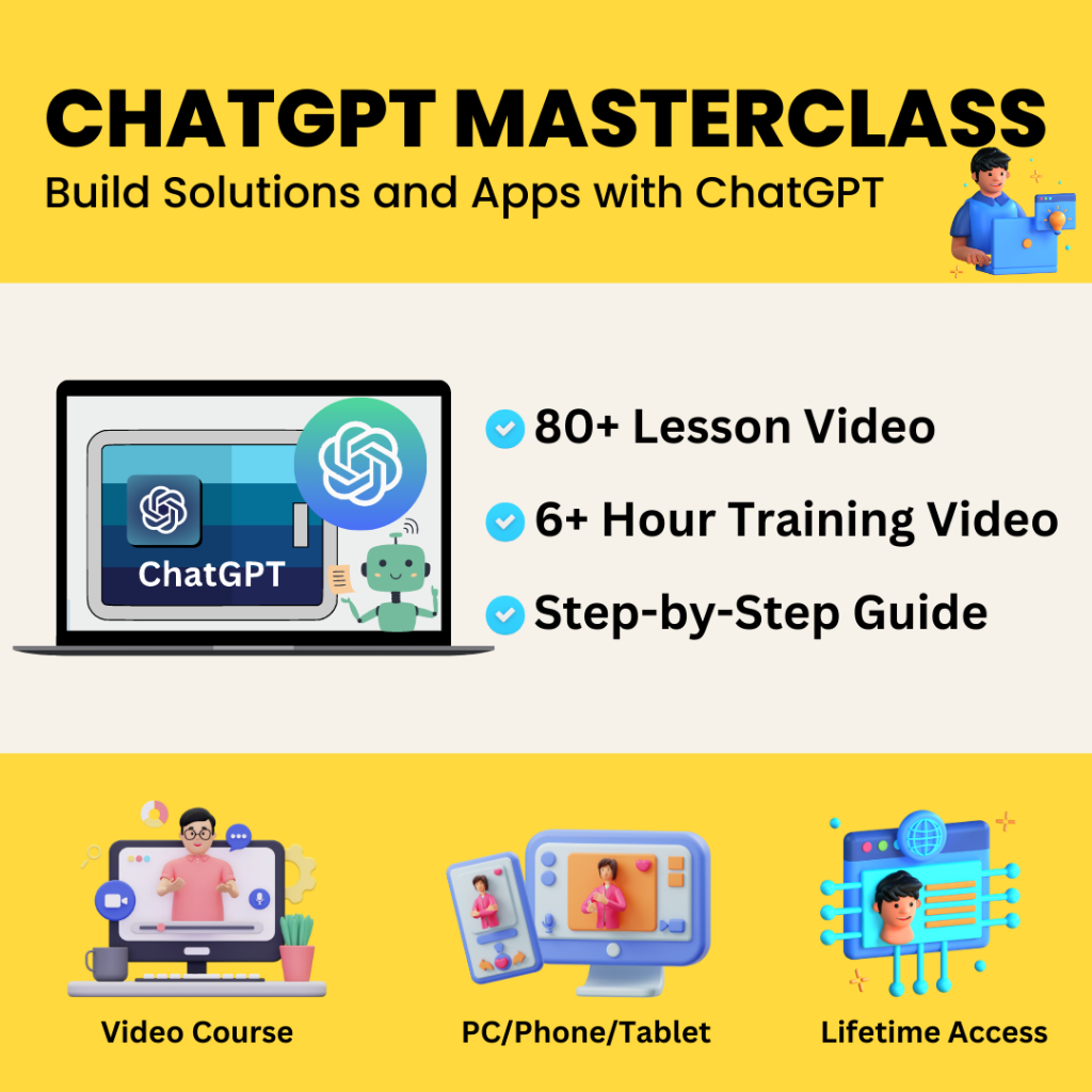 [video Course] Chatgpt Masterclass Build Solutions And Apps With