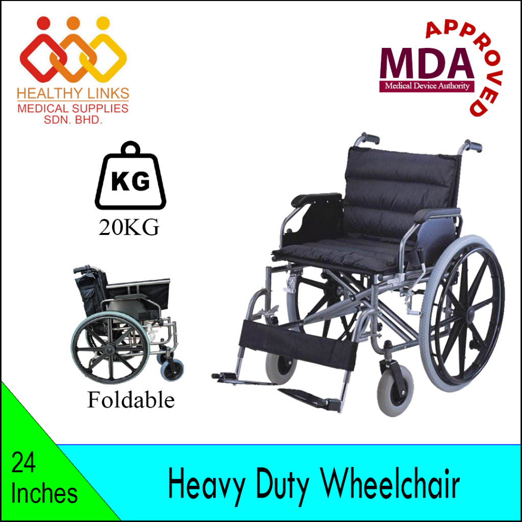 [MDA Approved] Hospital Heavy Duty Detachable Armrest and Footrest (DAF