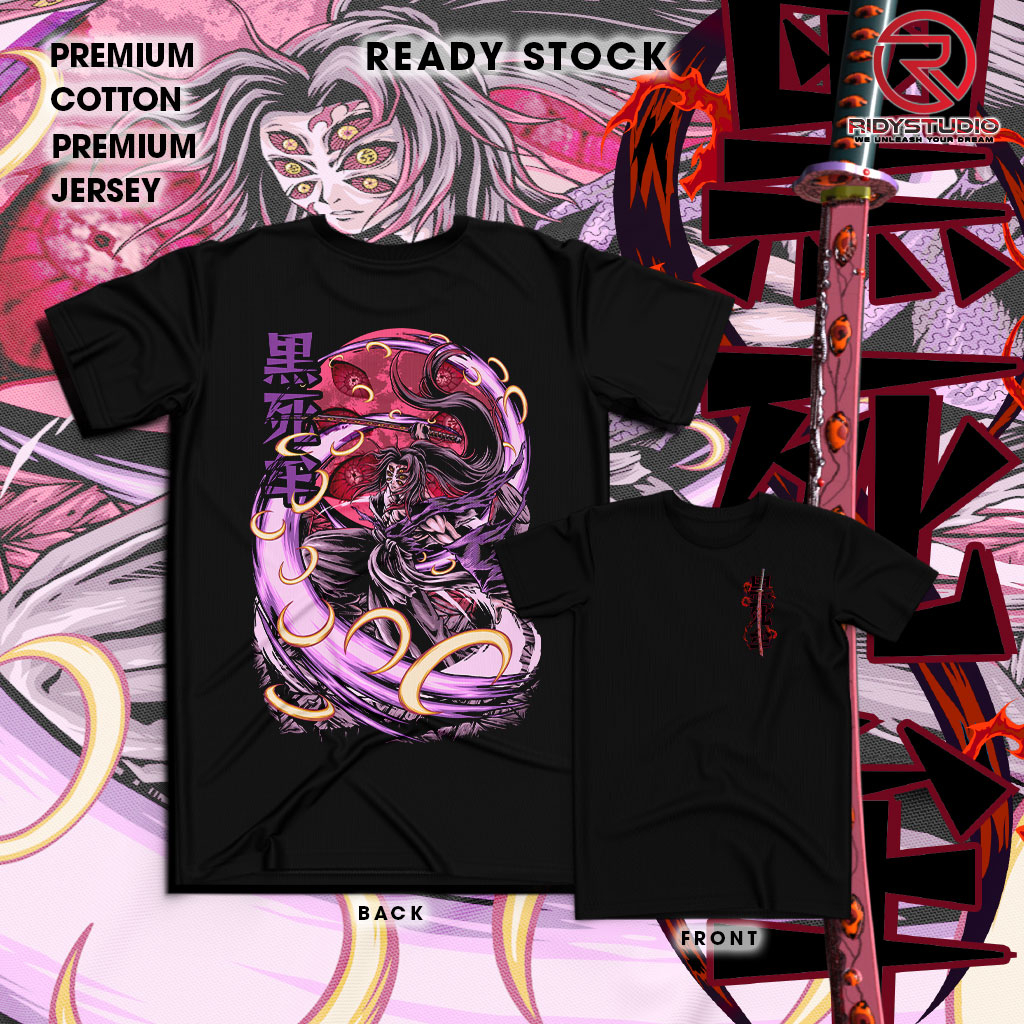 Baju kokushibo tanjiro demon slayer anime T-Shirt Unisex Tee | Shopee ...