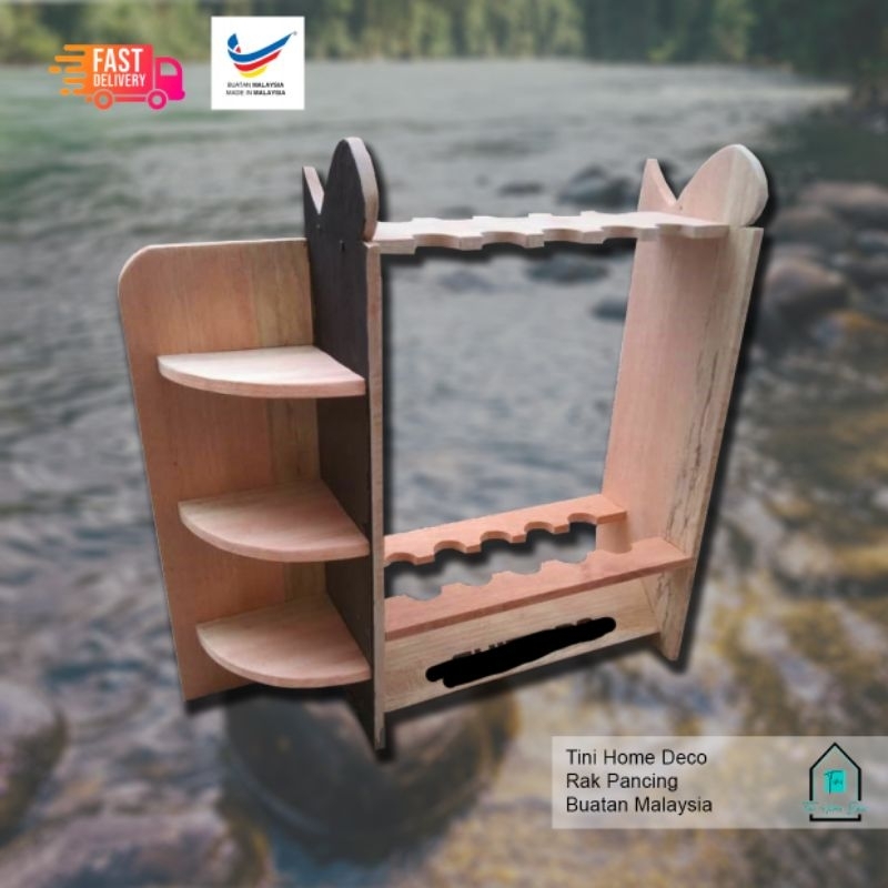 (ready stock)rod rack/rak pancing/rak joran/tempat letak pancing ...