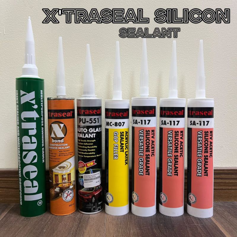 Xtraseal Awning Silicone (Grey)/ X'Bond Construction Adhesive Sealant