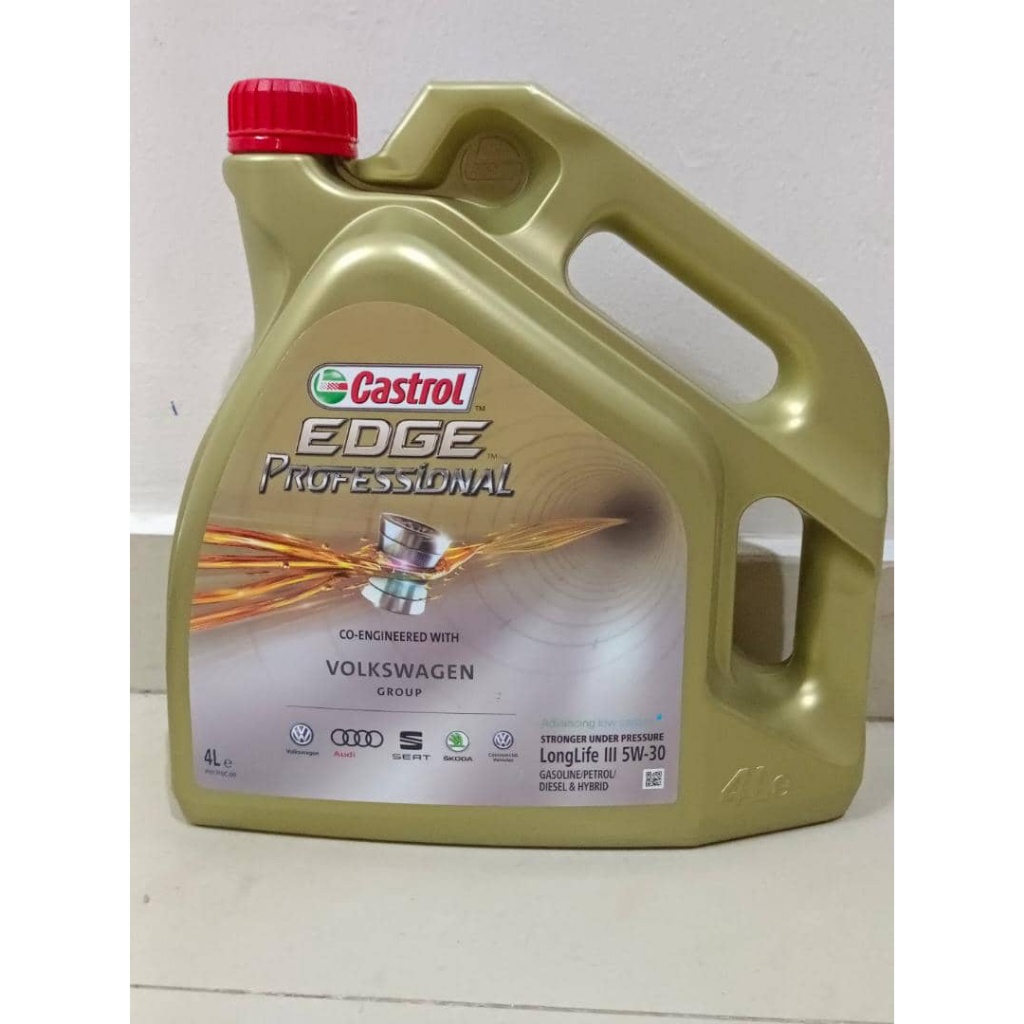 CASTROL EDGE Professional Longlife 3 5W30 fully synthetic engine oil 4L COENGINEERED WITH VW