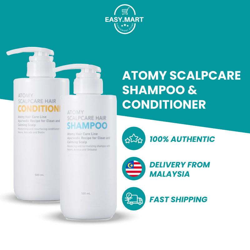 READY STOCK Atomy ScalpCare Hair Shampoo + Conditioner + 2 in 1set