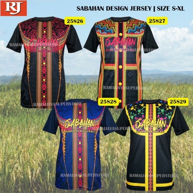 Baju Jersi Sabah Kaamatan | Shopee Malaysia