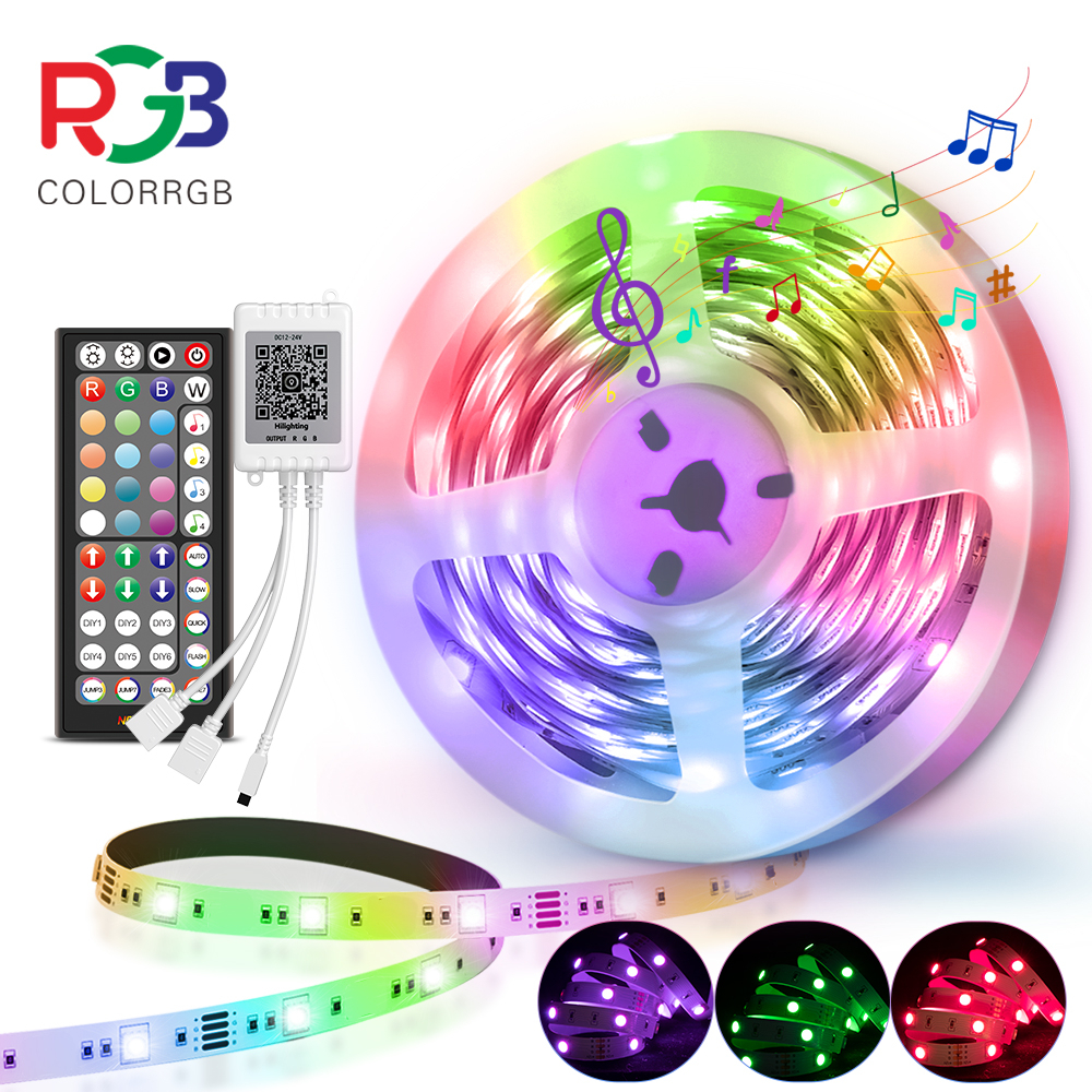 led light strip light Rgb15/ 20/30/40M with Remote APP control for ...