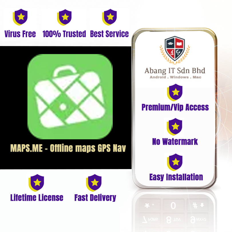MAPS.ME - Offline maps GPS Nav - Android only - Latest 2023 | Shopee ...