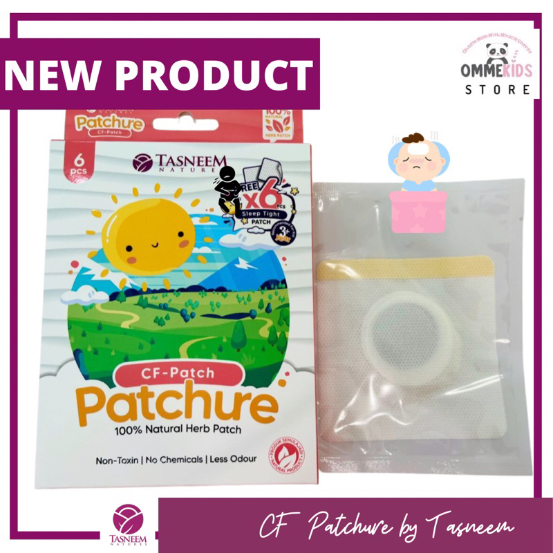 TASNEEM NATUREL CF PATCHURE - Pelekat dan penampal Batuk Selsema utk ...