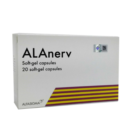ALAnerv 20 softgel Capsules (Gelatin from bovine source) Exp:09/2025 ...