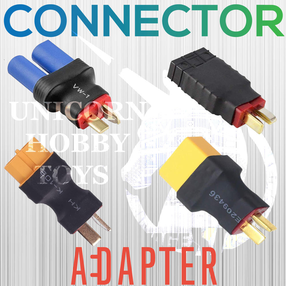 TPlug Dean Adapter Connector to Traxxas TRX Arrma EC5 XT60 XT90 Tamiya